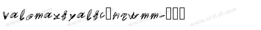 valomaxiyalic—nrwmm字体转换
