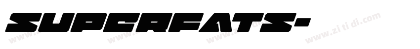 superfats字体转换