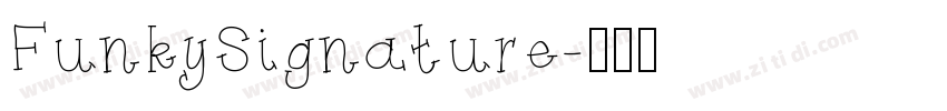 FunkySignature字体转换