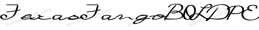 TexasTangoBOLDPERSON字体转换