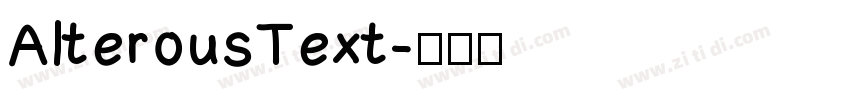 AlterousText字体转换