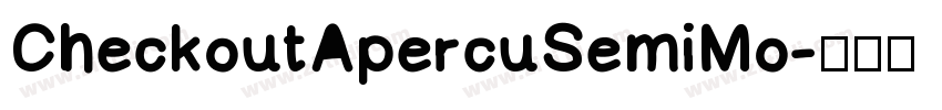 CheckoutApercuSemiMo字体转换
