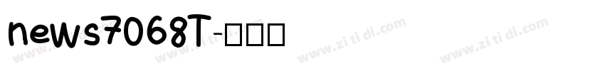 news7068T字体转换