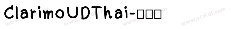 ClarimoUDThai字体转换