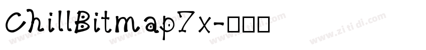 ChillBitmap7x字体转换