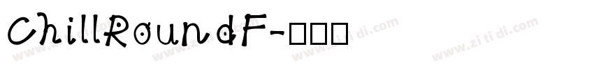 ChillRoundF字体转换