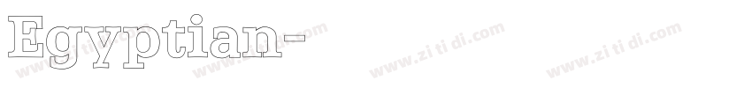 Egyptian字体转换