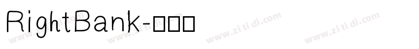 RightBank字体转换