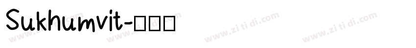 Sukhumvit字体转换