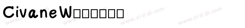 CivaneW03字体转换