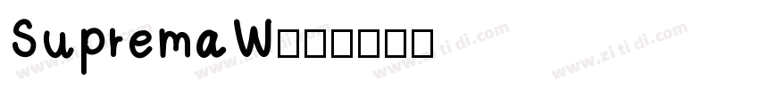 SupremaW03字体转换