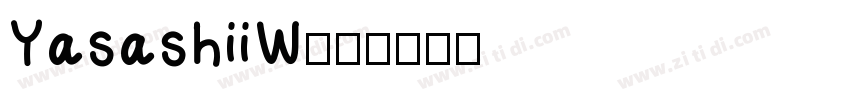 YasashiiW03字体转换