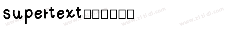 supertext03字体转换