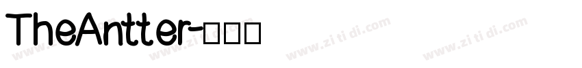 TheAntter字体转换