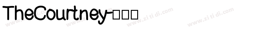 TheCourtney字体转换