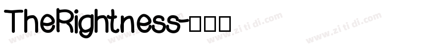 TheRightness字体转换