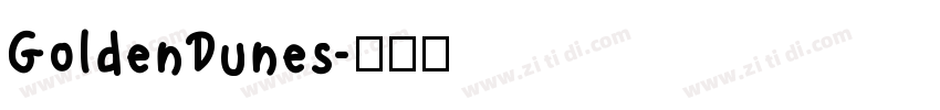 GoldenDunes字体转换
