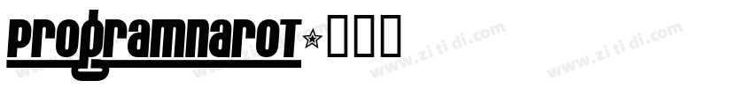 ProgramNarOT字体转换