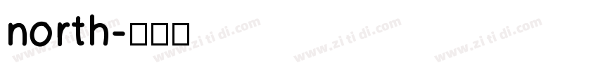 north字体转换