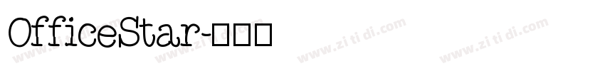 OfficeStar字体转换