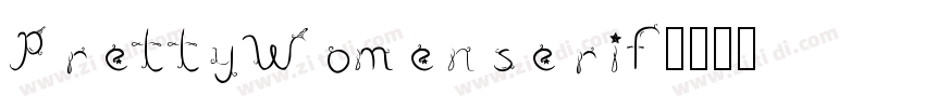 PrettyWomenserif字体转换
