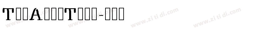 TheAntiType字体转换