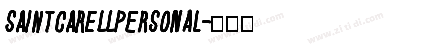 SaintCarellPERSONAL字体转换