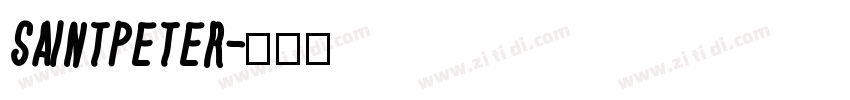 SaintPeter字体转换