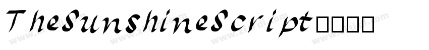 TheSunshineScript字体转换