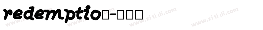 redemption字体转换