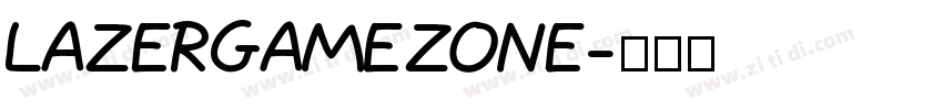 LazerGameZone字体转换