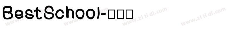 BestSchool字体转换
