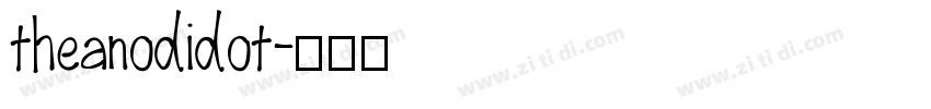 theanodidot字体转换