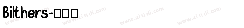 Bilthers字体转换