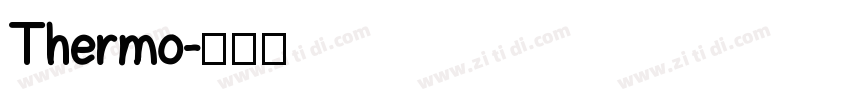 Thermo字体转换