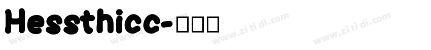Hessthicc字体转换