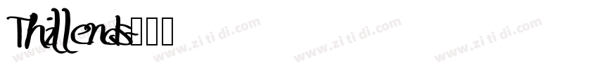 Thillends字体转换