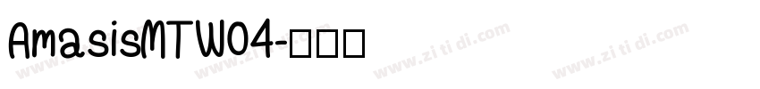 AmasisMTW04字体转换
