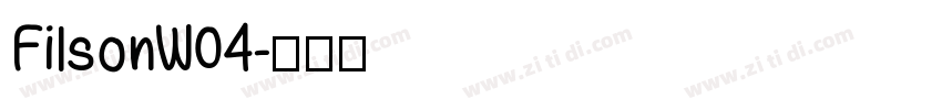 FilsonW04字体转换