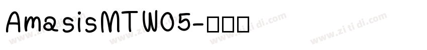 AmasisMTW05字体转换