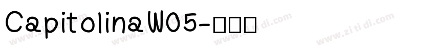 CapitolinaW05字体转换
