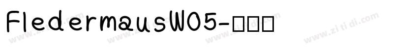 FledermausW05字体转换