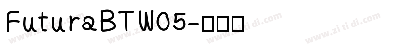 FuturaBTW05字体转换