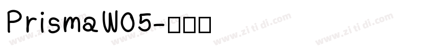 PrismaW05字体转换