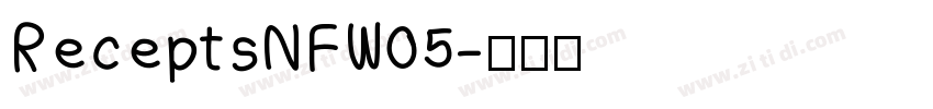 ReceptsNFW05字体转换