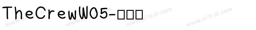 TheCrewW05字体转换