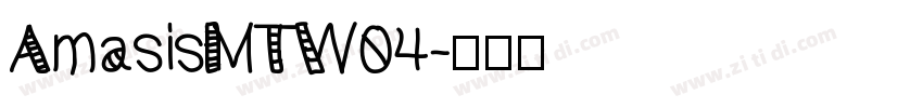 AmasisMTW04字体转换