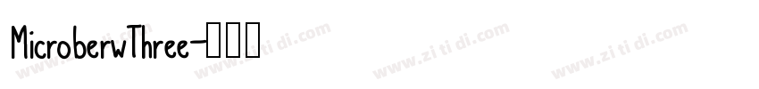 MicroberwThree字体转换