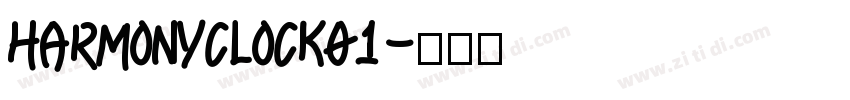 HarmonyClock01字体转换