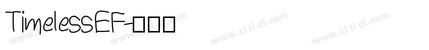 TimelessEF字体转换